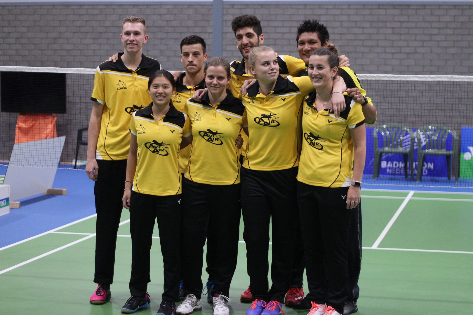 BV Almere start in eredivisie badminton met overwinning